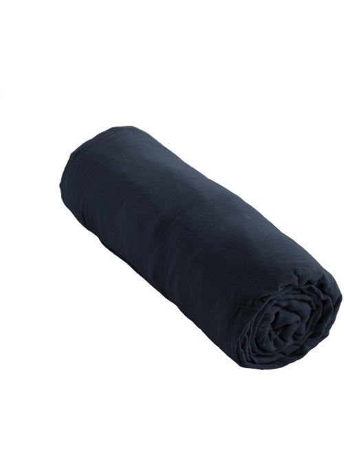 Drap-housse – Double Gaze de Coton 125 g/m² – Bonnet 30 cm - Gaïa - Kiabi Drap-housse – Double Gaze de Coton 125 g/m² – Bonnet 30 cm - Gaïa - Kiabi