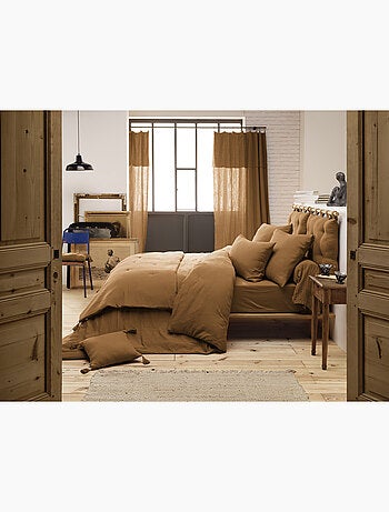 Drap-housse – Double Gaze de Coton 125 g/m² – Bonnet 30 cm - Gaïa