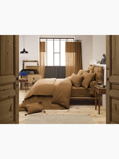 Drap-housse – Double Gaze de Coton 125 g/m² – Bonnet 30 cm - Gaïa - Kiabi Drap-housse – Double Gaze de Coton 125 g/m² – Bonnet 30 cm - Gaïa - Kiabi