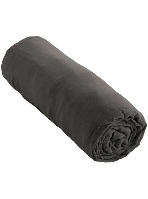 Drap-housse – Double Gaze de Coton 125 g/m² – Bonnet 30 cm - Gaïa - Kiabi