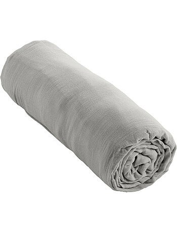 Drap-housse – Double Gaze de Coton 125 g/m² – Bonnet 30 cm - Gaïa