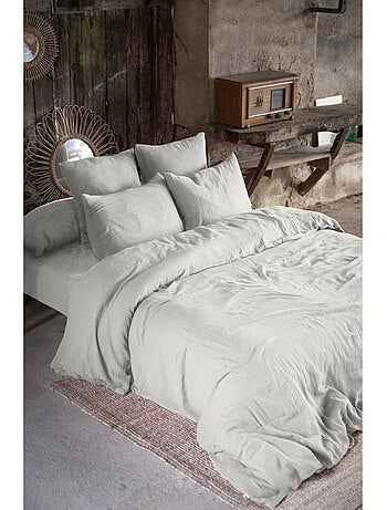 Drap-housse – Double Gaze de Coton 125 g/m² – Bonnet 30 cm - Gaïa
