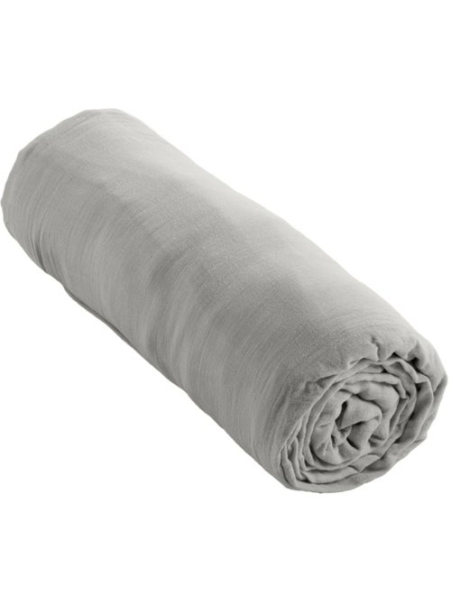 Drap-housse – Double Gaze de Coton 125 g/m² – Bonnet 30 cm - Gaïa - Kiabi Drap-housse – Double Gaze de Coton 125 g/m² – Bonnet 30 cm - Gaïa - Kiabi
