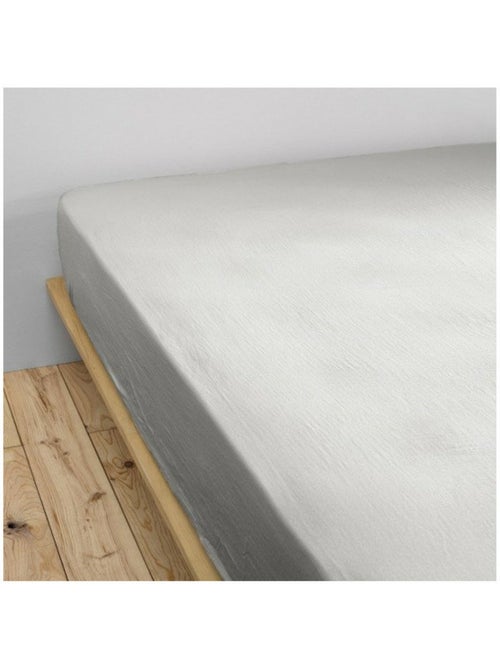 Drap-housse – Double Gaze de Coton 125 g/m² – Bonnet 30 cm - Gaïa - Kiabi Drap-housse – Double Gaze de Coton 125 g/m² – Bonnet 30 cm - Gaïa - Kiabi