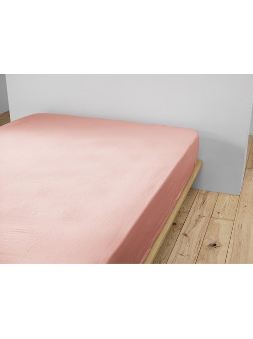 Drap-housse – Double Gaze de Coton 125 g/m² – Bonnet 30 cm - Gaïa - Kiabi Drap-housse – Double Gaze de Coton 125 g/m² – Bonnet 30 cm - Gaïa - Kiabi