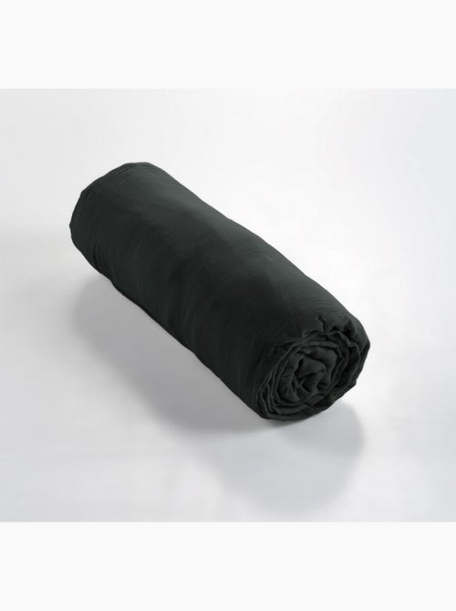 Drap-housse – double gaze de coton 125 g/m² – bonnet 30 cm - gaïa - Kiabi