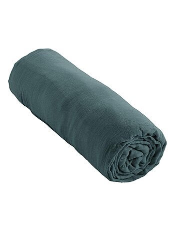 Drap housse double gaze de coton