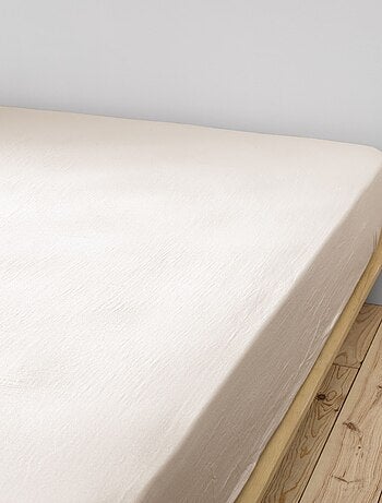 Drap housse double gaze de coton