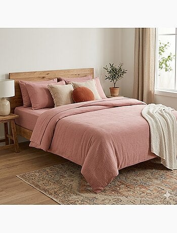 Drap Housse Double Gaze de Coton GAÏA