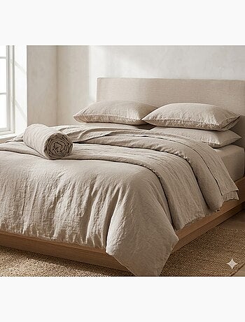 Drap Housse Double Gaze de Coton GAÏA