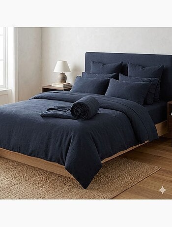 Drap Housse Double Gaze de Coton GAÏA