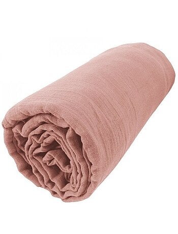 Drap Housse Double Gaze de Coton GAÏA