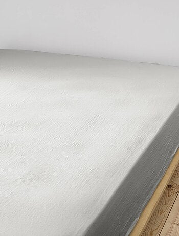 Drap housse double gaze de coton