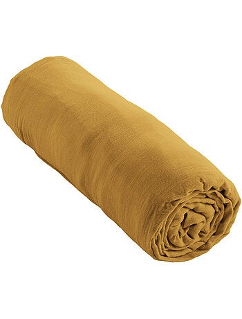 Drap housse double gaze de coton