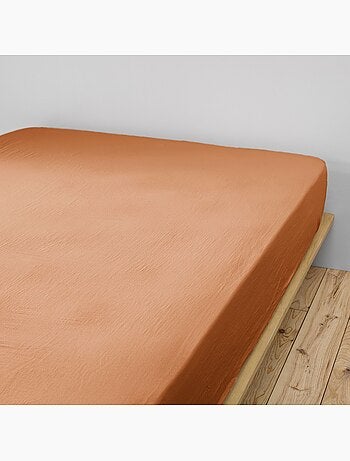 Drap housse double gaze de coton