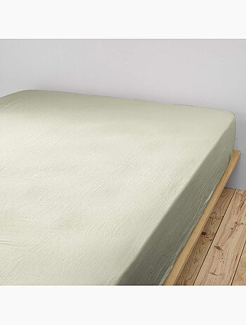 Drap housse double gaze de coton