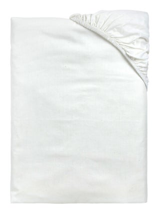 Drap-housse élastique 100 % coton respirant