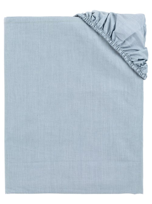 Drap-housse élastique 100 % coton respirant Perle - Kiabi