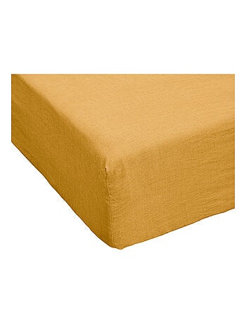 Drap housse en 100% Lin Français