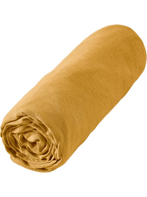 Drap housse en 100% Lin Français - Kiabi