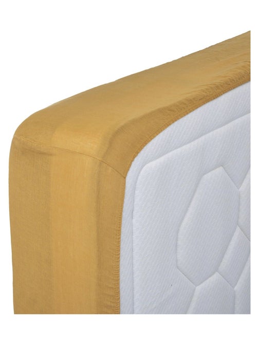 Drap housse en 100% lin - Kiabi