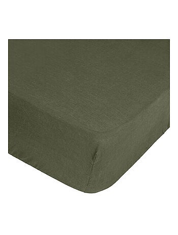 Drap housse en 100% lin