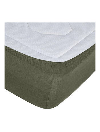 Drap housse en 100% lin