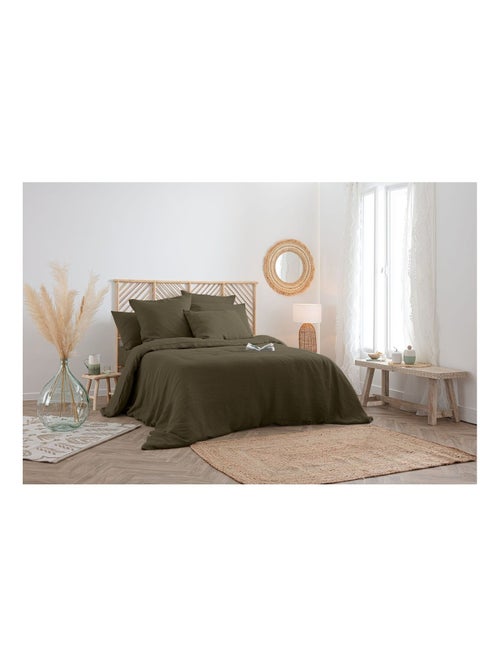 Drap housse en 100% lin - Kiabi Drap housse en 100% lin - Kiabi