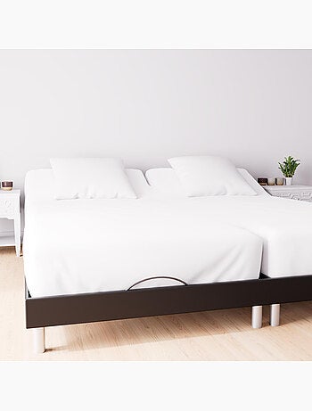 Drap housse en coton 57 fils UNI, par Soleil d'ocre