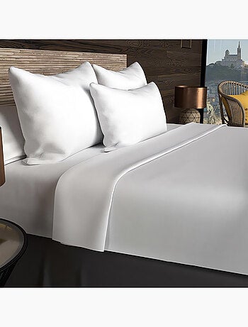 Drap housse en coton 57 fils UNI, par Soleil d'ocre