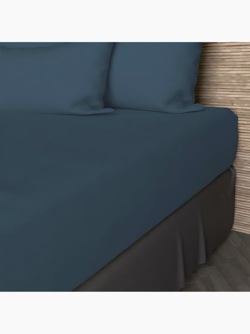 Drap housse en coton 57 fils UNI, par Soleil d'ocre - Kiabi Drap housse en coton 57 fils UNI, par Soleil d'ocre - Kiabi