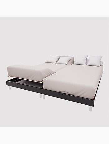 Drap housse en coton 57 fils UNI, par Soleil d'ocre