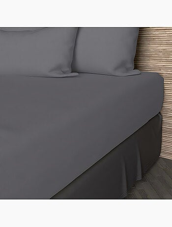 Drap housse en coton 57 fils UNI, par Soleil d'ocre