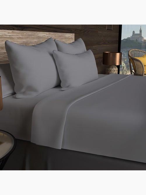 Drap housse en coton 57 fils UNI, par Soleil d'ocre - Kiabi