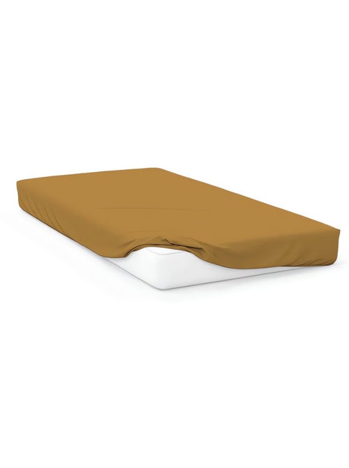 Drap housse en coton 57 fils UNI, par Soleil d'ocre - Kiabi