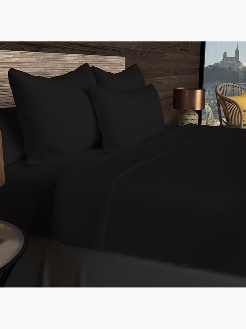 Drap housse en coton 57 fils UNI, par Soleil d'ocre - Kiabi