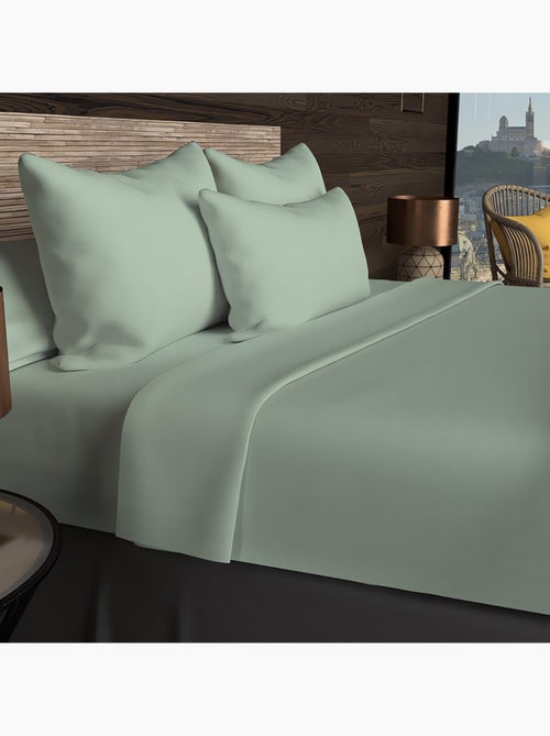 Drap housse en coton 57 fils UNI, par Soleil d'ocre - Kiabi