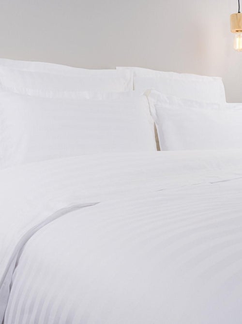 Drap housse en coton bande satin REVE - Kiabi Drap housse en coton bande satin REVE - Kiabi
