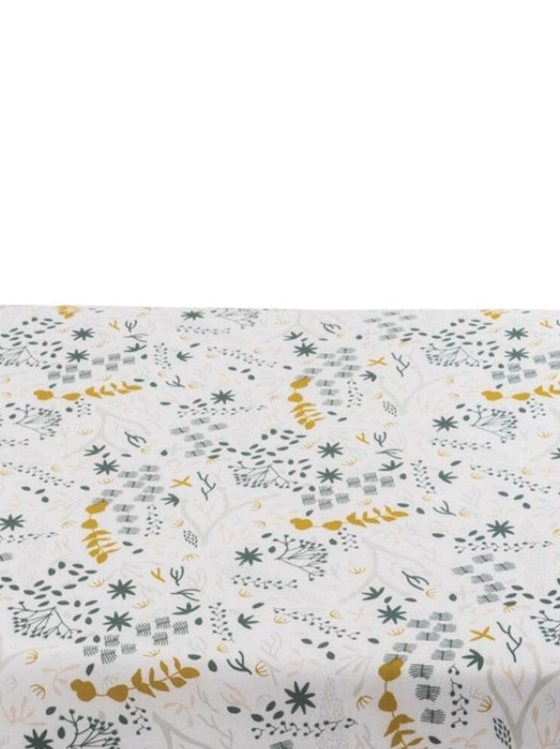 Drap housse en coton bio Yukari (70 x 140 cm) Jaune - Kiabi