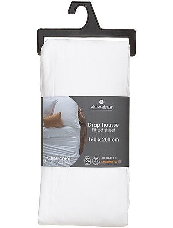 Drap-housse en coton CARINA