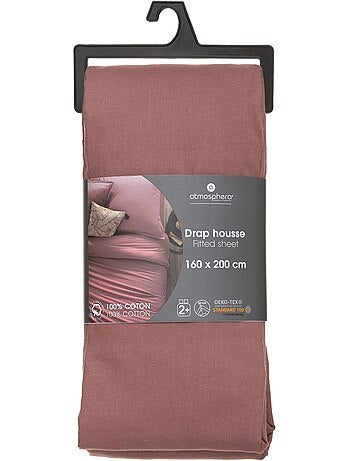 Drap-housse en coton CARINA