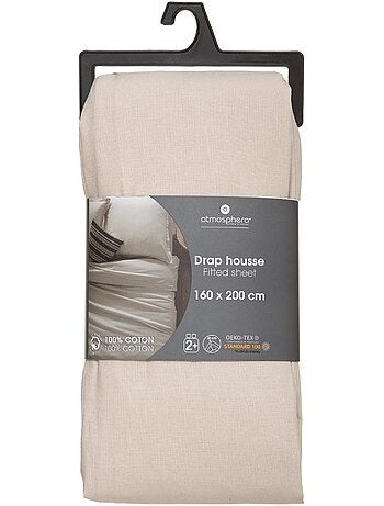Drap-housse en coton CARINA