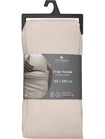 Drap-housse en coton CARINA