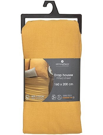 Drap-housse en coton CARINA