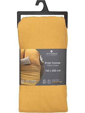 Drap-housse en coton CARINA