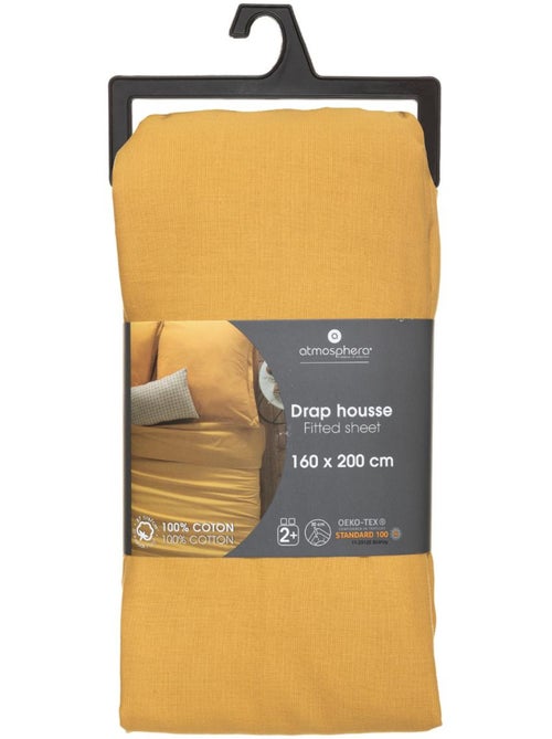 Drap-housse en coton CARINA - Kiabi Drap-housse en coton CARINA - Kiabi