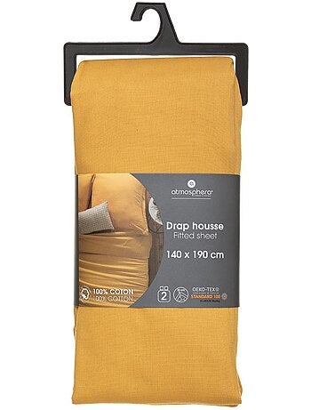 Drap-housse en coton CARINA