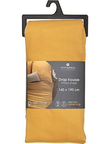 Drap-housse en coton CARINA
