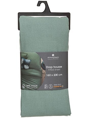 Drap-housse en coton CARINA