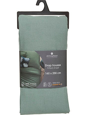 Drap-housse en coton CARINA